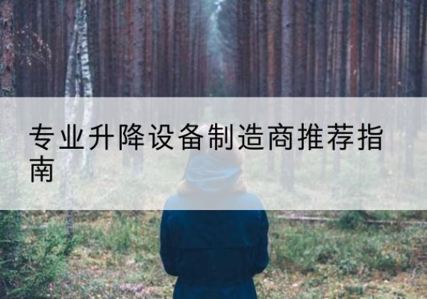 荣昌区电动剪叉升降平台厂家-专业升降设备制造商推荐指南